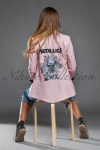 Сако Metallica Pink