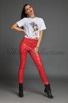Кожен клин Nikole 6053